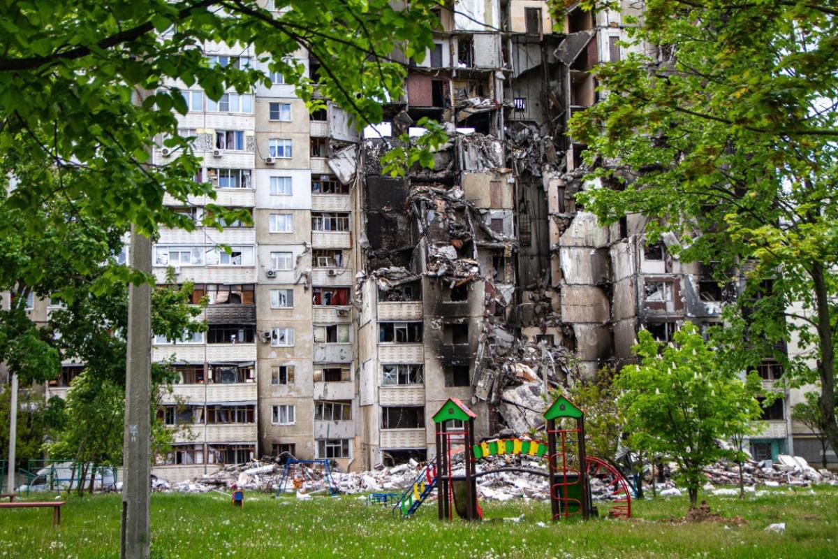 В Харькове оккупанты атакуют места скопления людей \ фото Алексей Резников, Twitter