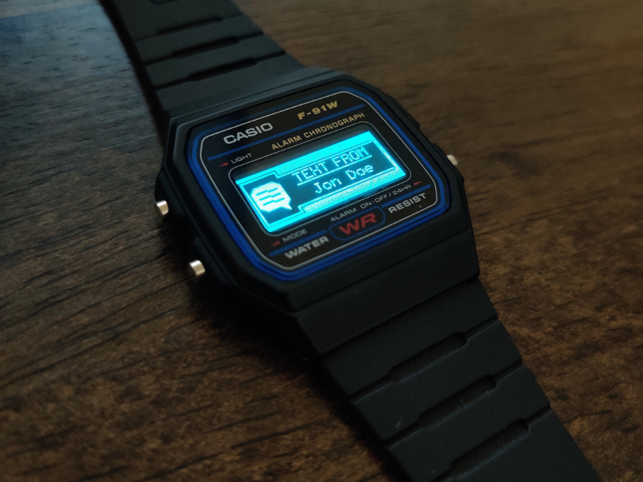 Энтузиаст превратил культовые наручные часы Casio в смарт-модель / Источник: Gitlab Энтузиаст превратил культовые наручные часы Casio в смарт-модель / Источник: Gitlab