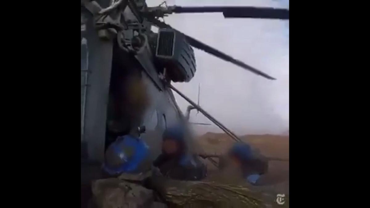 Передача необхідної техніки і завантаження поранених проводилася в дуже швидкому темпі / скріншот Передача необхідної техніки і завантаження поранених проводилася в дуже швидкому темпі / скріншот