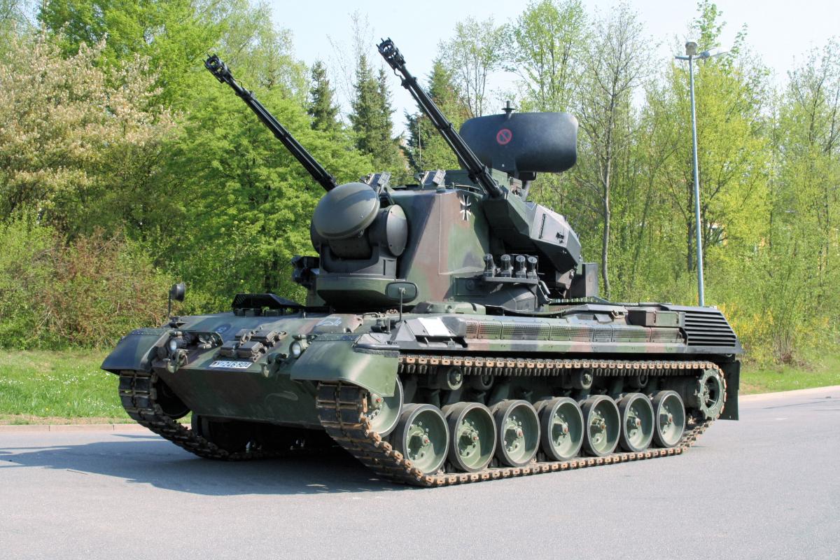 Зенітні самохідні артилерійські установки "Гепард" / фото Вікіпедія