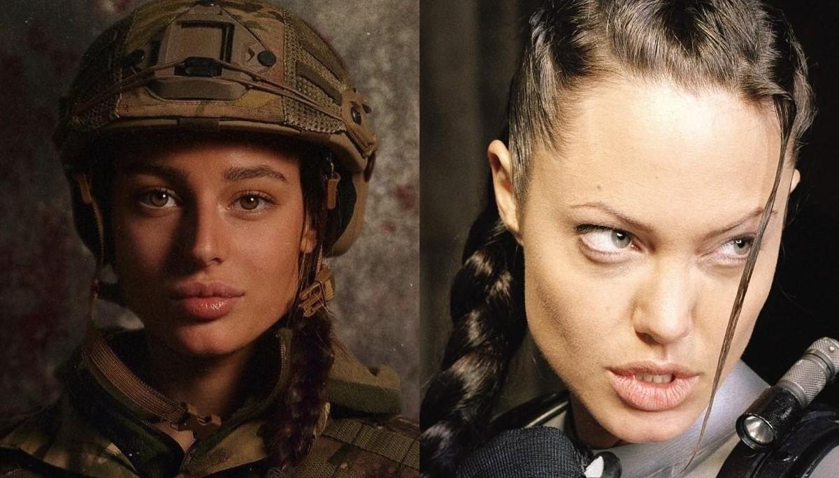 Девушку сравнили с Ларой Крофт / коллаж из фото Девушку сравнили с Ларой Крофт / коллаж из фото