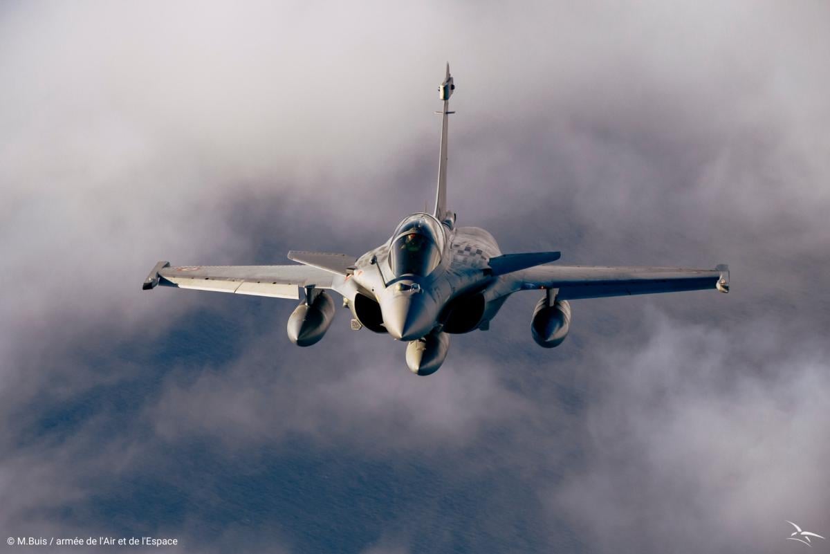 Во Франции разбились два истребителя Rafale / фото Armée de l'Air et de l'Espace