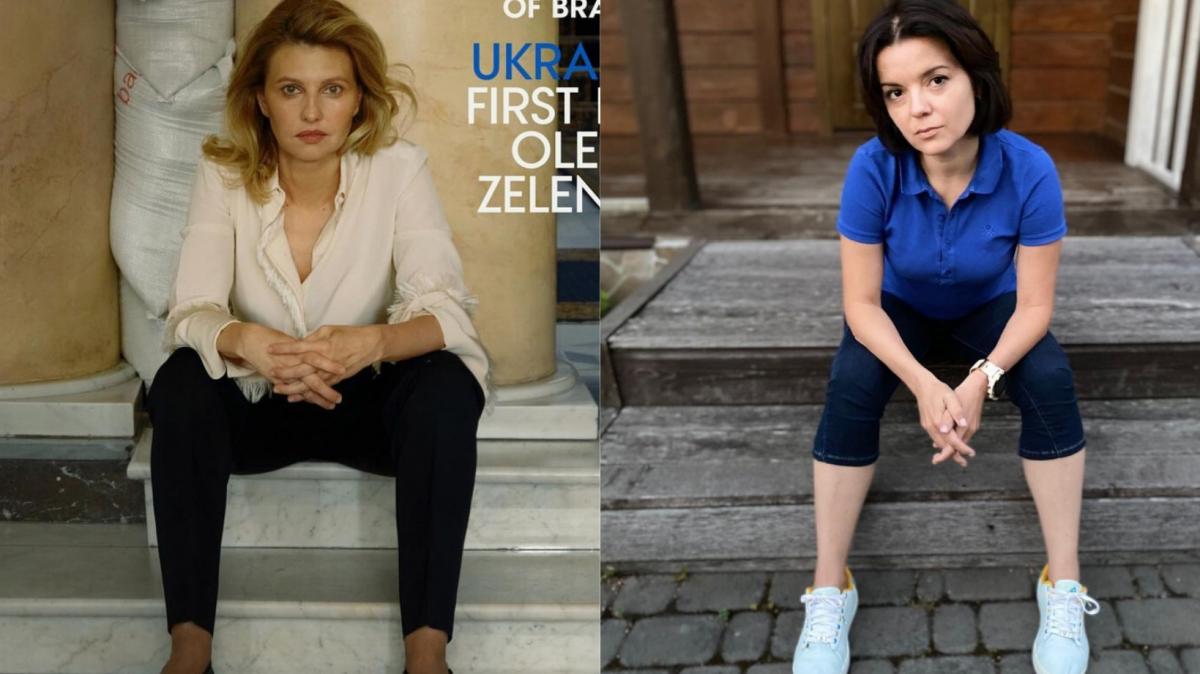 Олена Зеленська та Марічка Падалко / Колаж УНІАН Олена Зеленська та Марічка Падалко / Колаж УНІАН