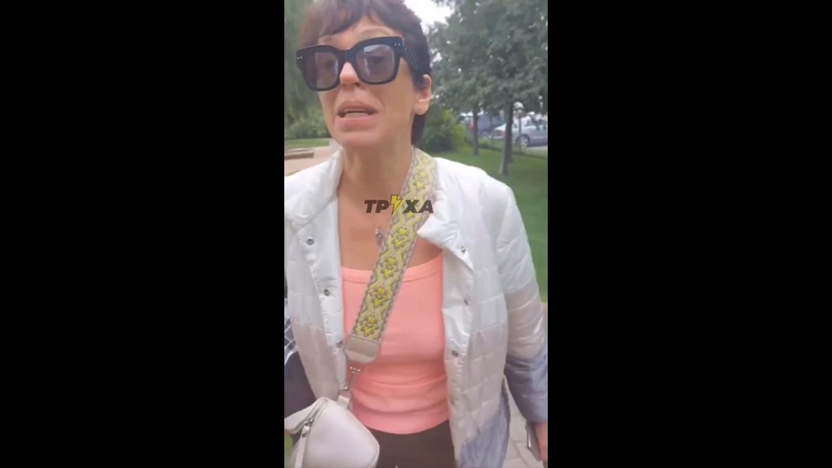 Російськомовна налетіла з лайкою на латишку / скріншот Російськомовна налетіла з лайкою на латишку / скріншот