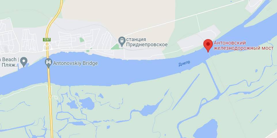 ЗСУ 'закрили' для окупантів ще один міст на Херсонщині (карта) ЗСУ 'закрили' для окупантів ще один міст на Херсонщині (карта)
