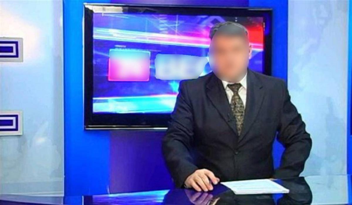 Чоловік є обличчям сепаратистського телеканалу / t.me/pgo_gov_ua Чоловік є обличчям сепаратистського телеканалу / t.me/pgo_gov_ua