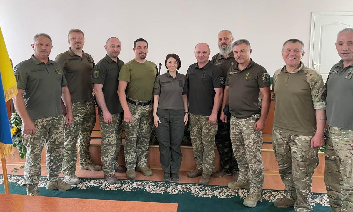 Ганна Маляр зустрілась із капеланами / фото Ганна Маляр Ганна Маляр зустрілась із капеланами / фото Ганна Маляр