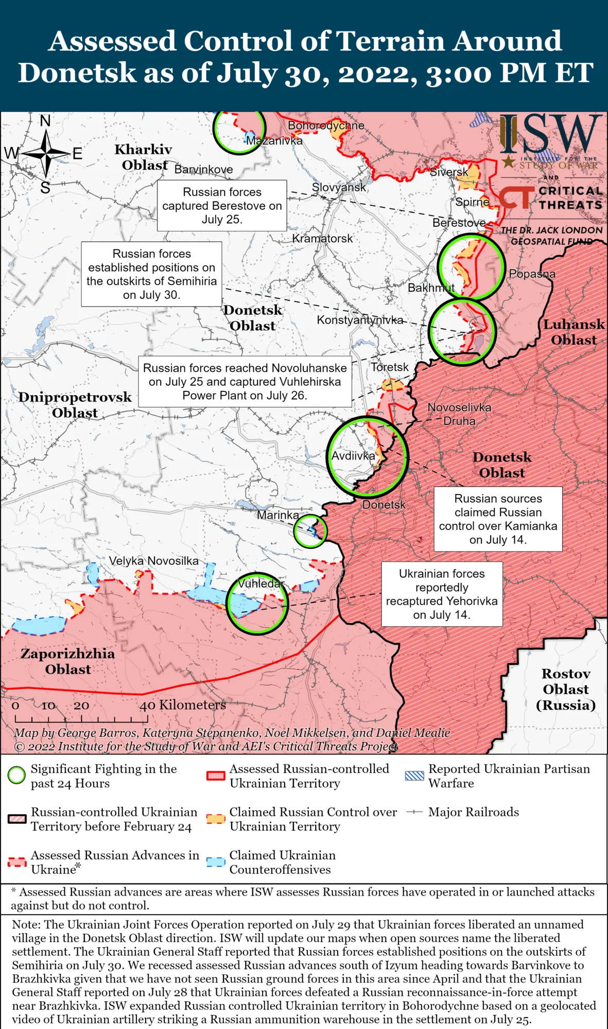 Війська РФ націлилися на захопленні одного міста, але не зможуть відсунути фронт від Донецька – ISW Війська РФ націлилися на захопленні одного міста, але не зможуть відсунути фронт від Донецька – ISW