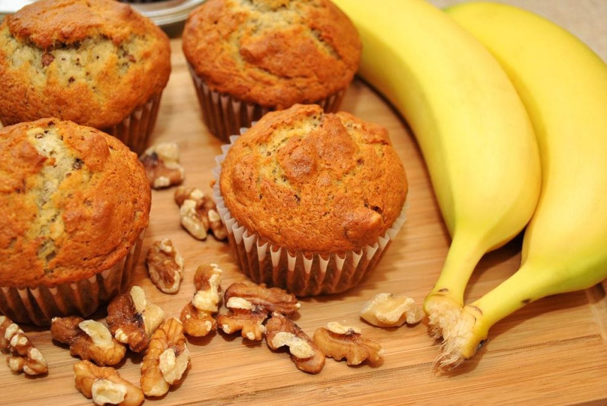 Быстрые банановые кексы рецепт – Американская кухня: Выпечка и десерты. «Еда»