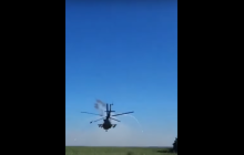 ВСУ показали, как наши вертолеты Ми-8 ведут огонь по позициям оккупантов (видео)