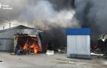 Россияне совершили массированный обстрел Славянска (фото, видео)