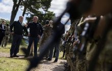 "Наступний етап": міністр оборони Британії відвідав навчання українських військових (фото)