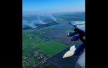 В Воздушных Силах показали Восток Украины глазами пилотов из кабины МиГ-29 (видео)