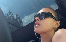 Российская супермодель Шейк оправдалась за символ оккупантов после скандала в сети