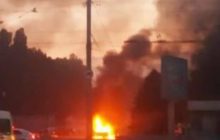 В Днепре в результате "прилетов" выпущенных врагом ракет начались пожары - Гончаренко (фото)