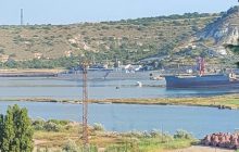 У окупованому Севастополі помітили великий десантний корабель Балтійського флоту (фото)