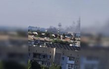 В Новой Каховке снова слышны взрывы на военных объектах РФ (фото)