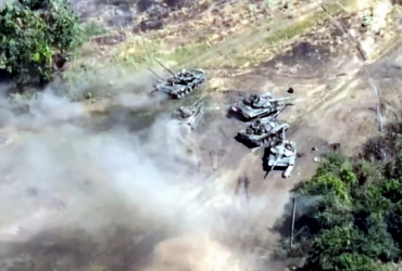 Украинские десантники во время наступления врага взорвали танковую роту оккупантов (видео)