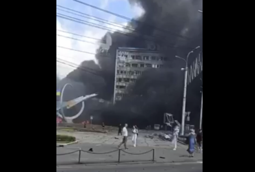 З'явилося відео наслідків ракетного удару РФ по Вінниці