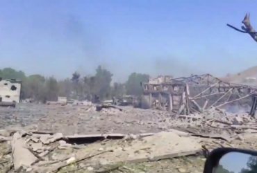 Ось це прилетіло!: з'явилося відео розбомбленої з HIMARS бази росіян на сході