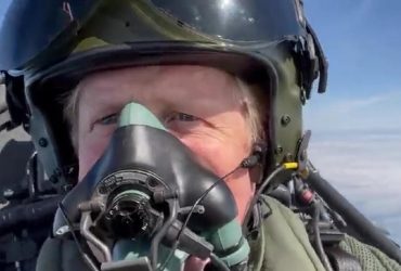 Boris Johnson flew the Typhoon fighter and showed breathtaking footage (video)