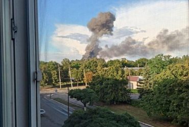 В оккупированной Горловке сообщают о мощных взрывах (фото, видео)