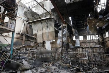 Теракт в Еленовке: спутниковые снимки подтвердили, что барак взорвали изнутри (фото)