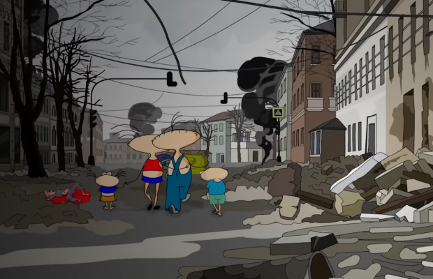 Війна в Росії: у новому епізоді "Масяні" показали бомбардування Москви, Твері, Новгорода