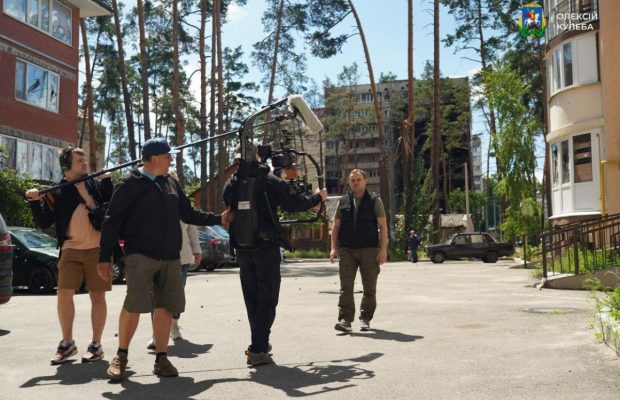 В Ирпени начались съемки трехсерийного фильма о зверствах оккупантов в городе