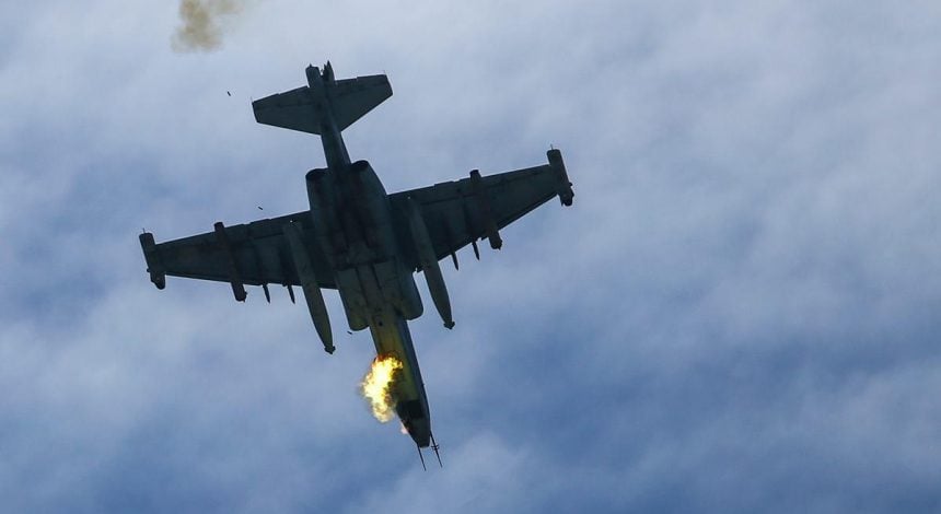 Украинские военные сбили российский Су-25 на Донбассе, - Зеленский