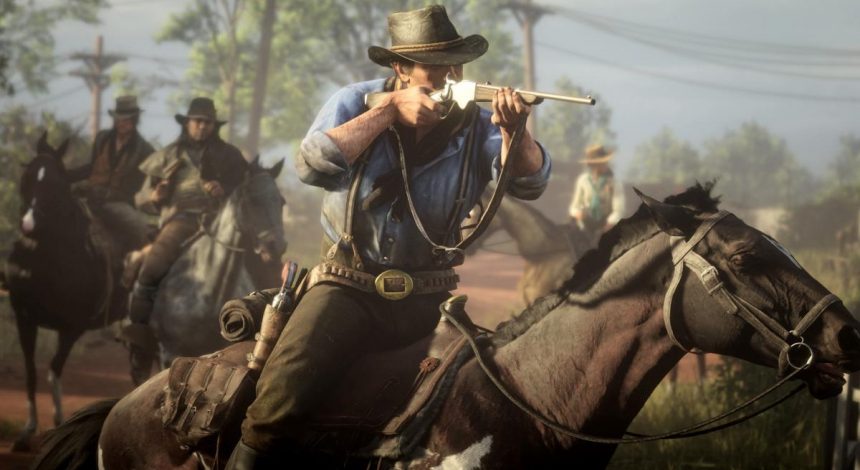 Игрок в Red Dead Redemption 2 совершил меткий выстрел и убил двух врагов одной пулей