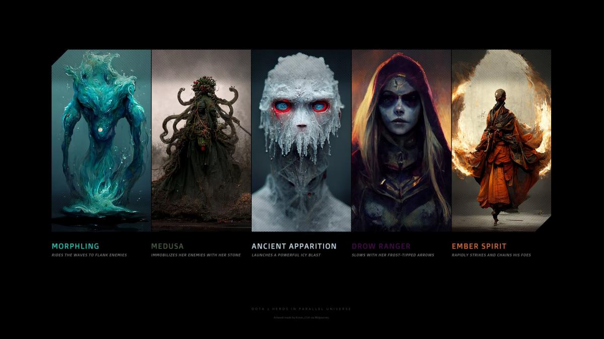 Герои Dota 2 по версии искусственного интеллекта / фото Ill_Pipe_2069 Герои Dota 2 по версии искусственного интеллекта / фото Ill_Pipe_2069