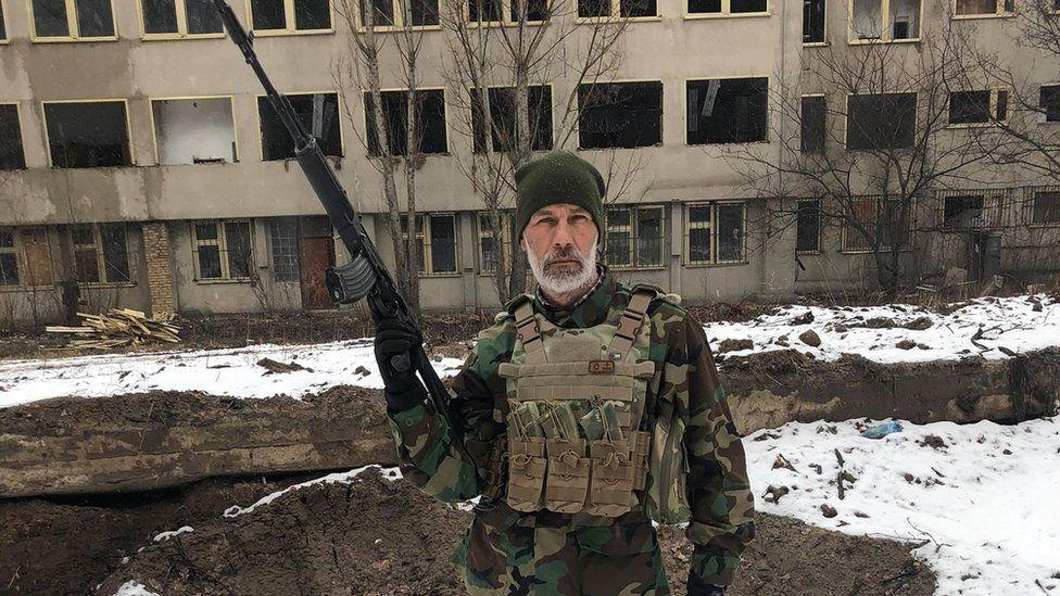 Джон Хардинг попал в плен в Мариуполе / фото Georgian National Legion Джон Хардинг попал в плен в Мариуполе / фото Georgian National Legion