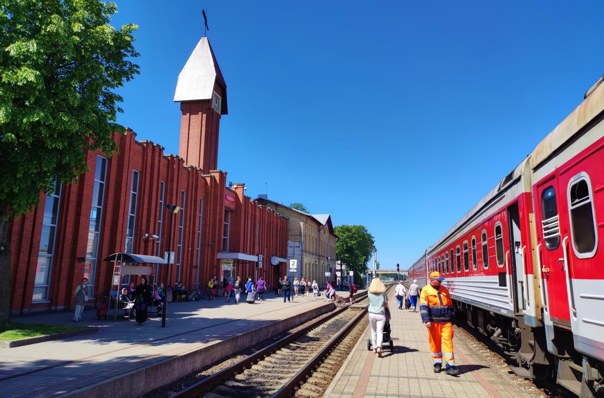 Залізничний вокзал Клайпеди / фото Марина Григоренко