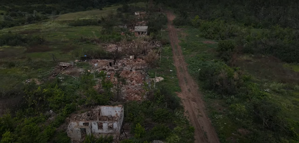 В Харьковской области освободили село Дибровное / скриншот В Харьковской области освободили село Дибровное / скриншот