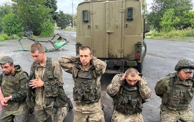Бойцы "Азова" захватили в плен новую партию оккупантов / фото с телеграмму Белецкого