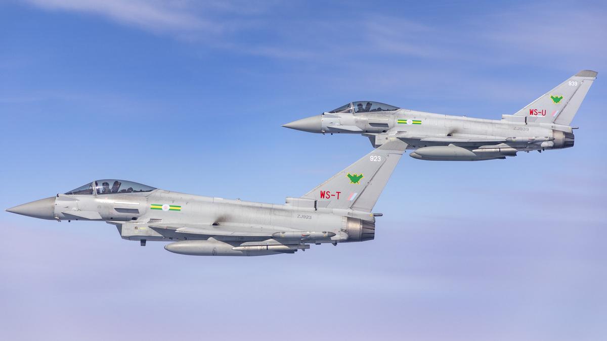 Винищувач Eurofighter / Фото-Royal Air Force Винищувач Eurofighter / Фото-Royal Air Force