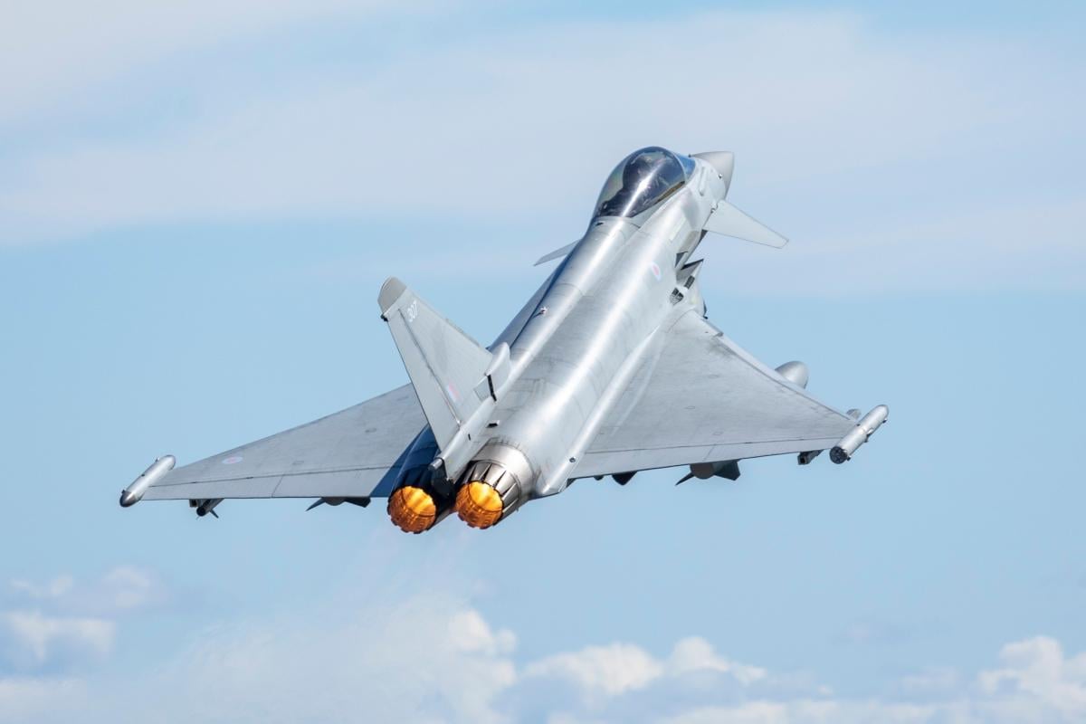 Винищувач Eurofighter / Фото - Royal Air Force Винищувач Eurofighter / Фото - Royal Air Force