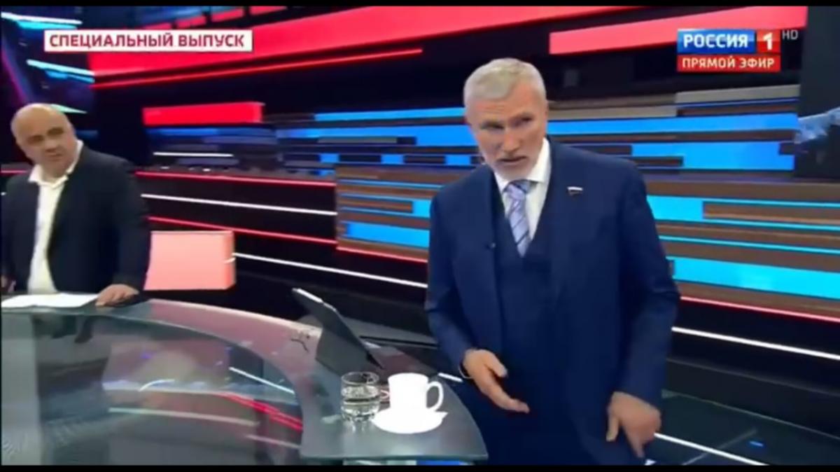 Депутат РФ угрожал убийством немецкому журналисту / скриншот Депутат РФ угрожал убийством немецкому журналисту / скриншот