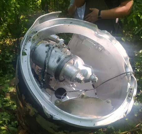 В ВСУ поделились снимками обломков сбитой сегодня вражеской ракеты "Калибр" / фото facebook.com/Командование Воздушных Сил ВСУ В ВСУ поделились снимками обломков сбитой сегодня вражеской ракеты "Калибр" / фото facebook.com/Командование Воздушных Сил ВСУ