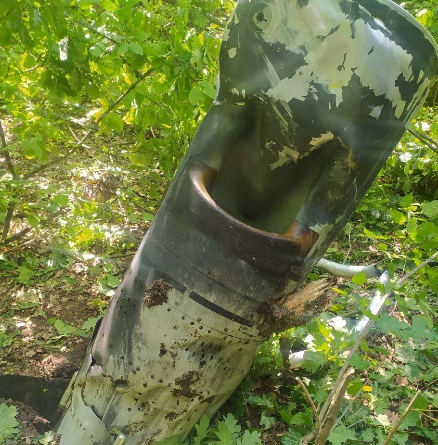 В армії України показали уламки збитої сьогодні ворожої ракети "Калібр" / фото facebook.com/Командування Повітряних Сил ЗСУ