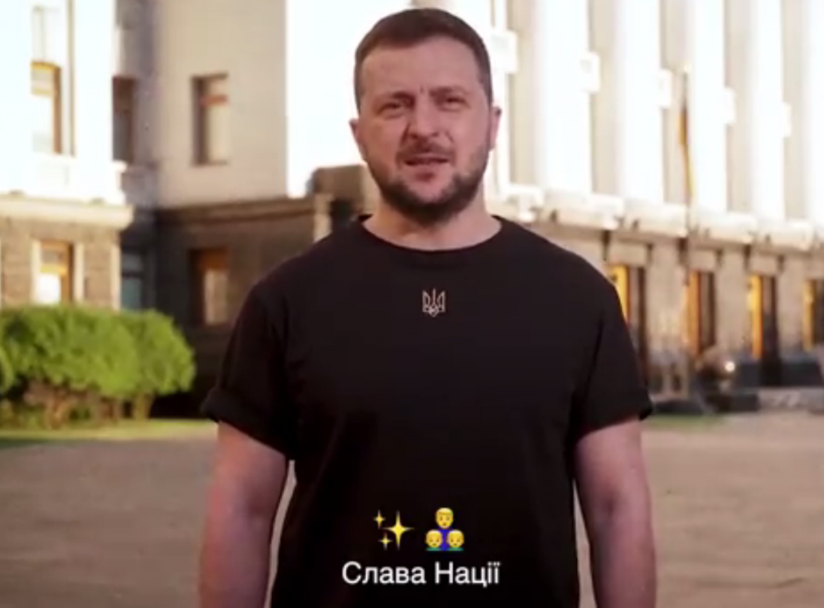 Володимир Зеленський з'явився в кліпі Jerry Heil / скріншот Володимир Зеленський з'явився в кліпі Jerry Heil / скріншот