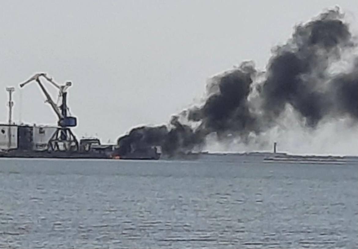 У тимчасово окупованому Бердянську прогримів вибух / фото з соцмереж У тимчасово окупованому Бердянську прогримів вибух / фото з соцмереж