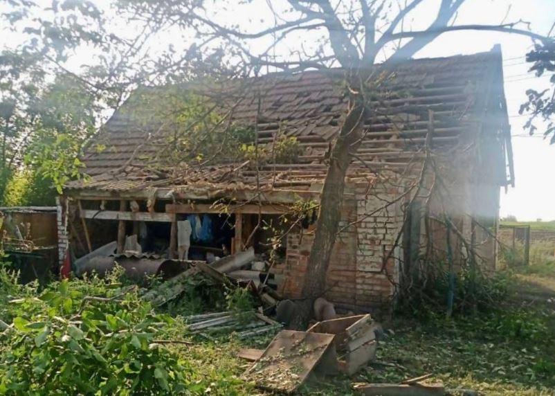 Разрушениям подверглись частные дома и гражданская инфраструктура / Фото Запорожская ОВА