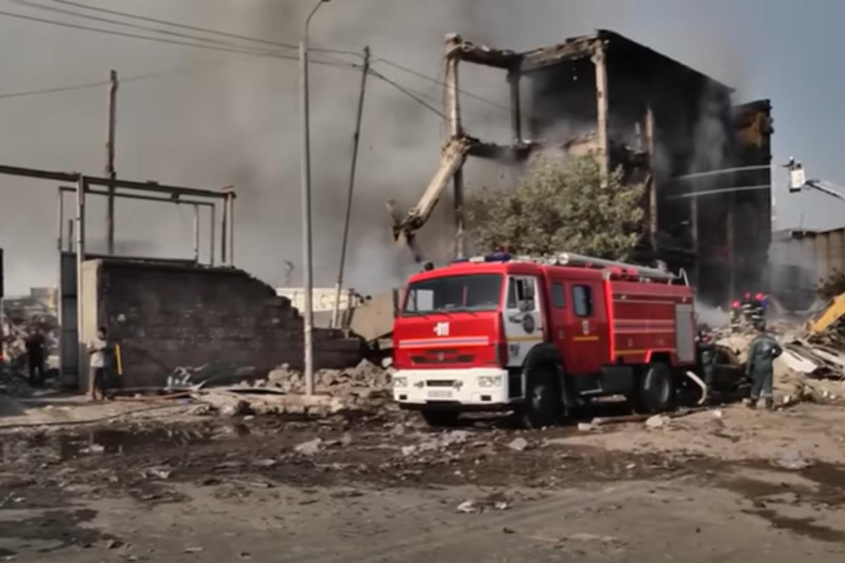 Кількість жертв вибуху на єреванському ринку "Сурмалу" зросла до п'яти осіб / скріншот