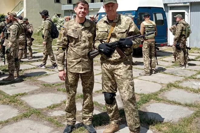 Олександр Рябоконь (праворуч) / фото Український футбол