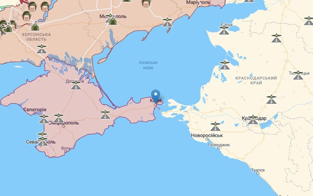 У Керчі було чутно вибухи У Керчі було чутно вибухи
