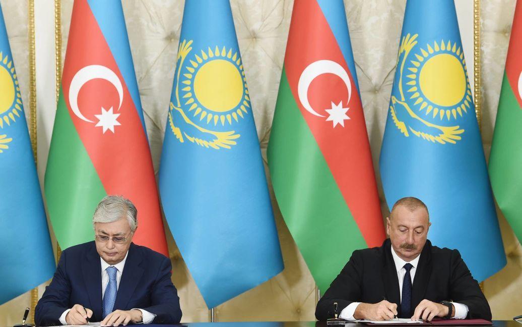 The presidents of the two countries refused to communicate in the language of the aggressor / photo website of the President of Azerbaijan