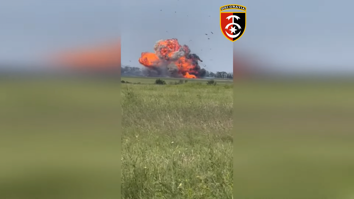 30 бригада показала уничтожение российского танка ракетой Javelin / Скриншот