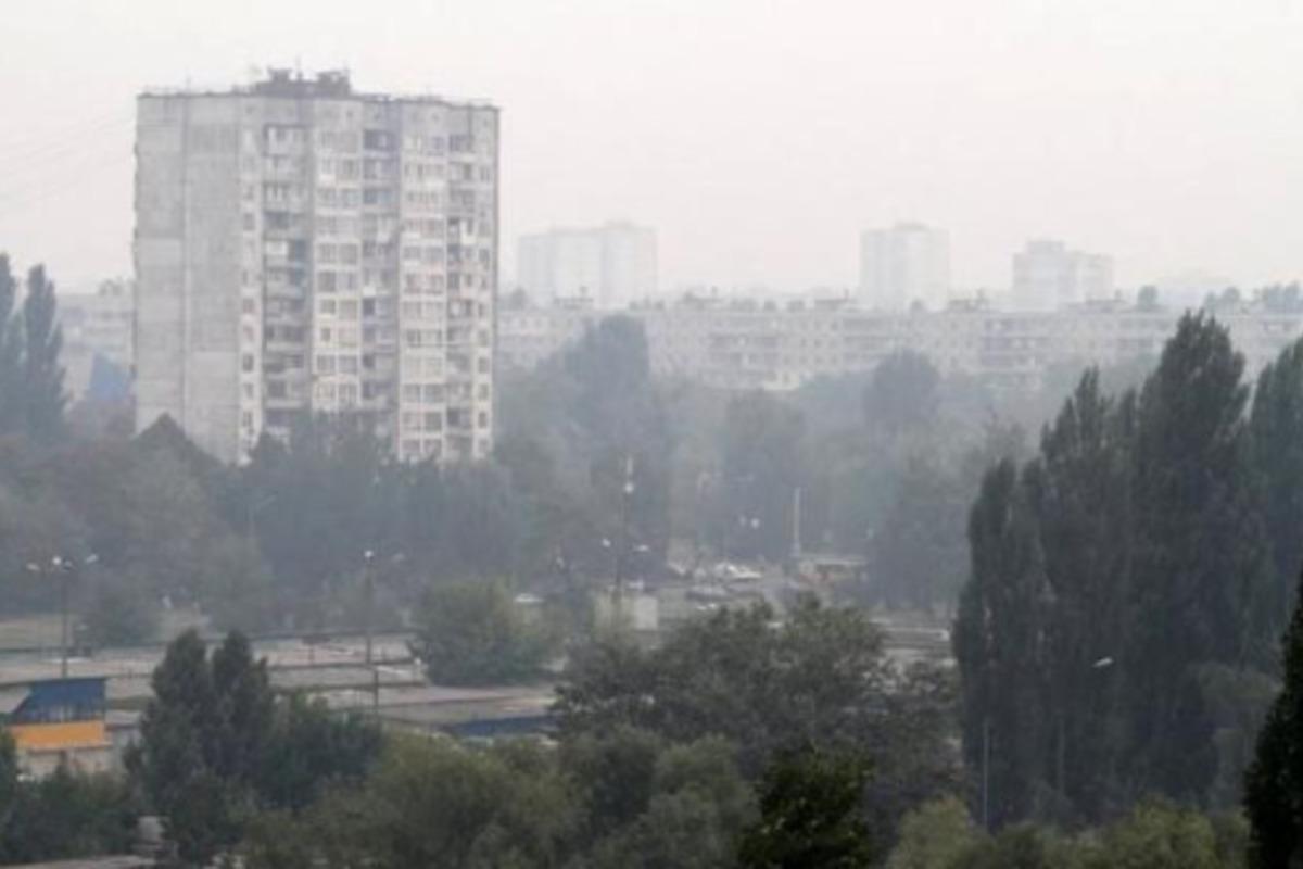 Київ та Київщина в імлі / фото t.me/dsns_telegram Київ та Київщина в імлі / фото t.me/dsns_telegram
